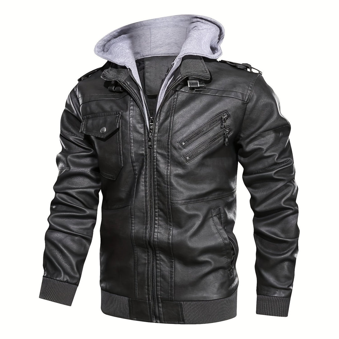 Maddox | Hooded Moto Jacket