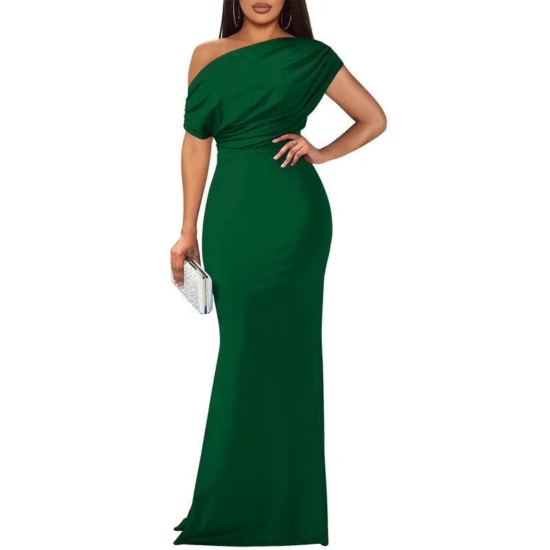 Rose | Elegant Off-Shoulder Evening Dress