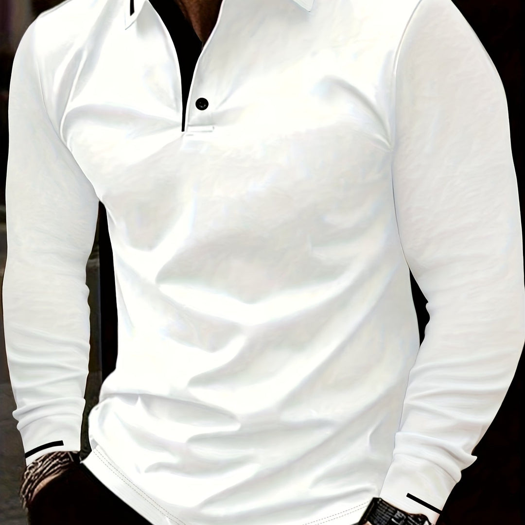 Dalton | Refined Long-Sleeve Polo Shirt