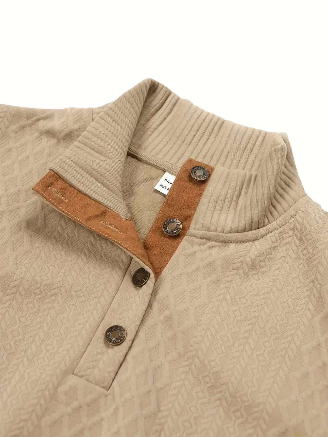 Lorenzo | Textured Stand-Collar Jumper