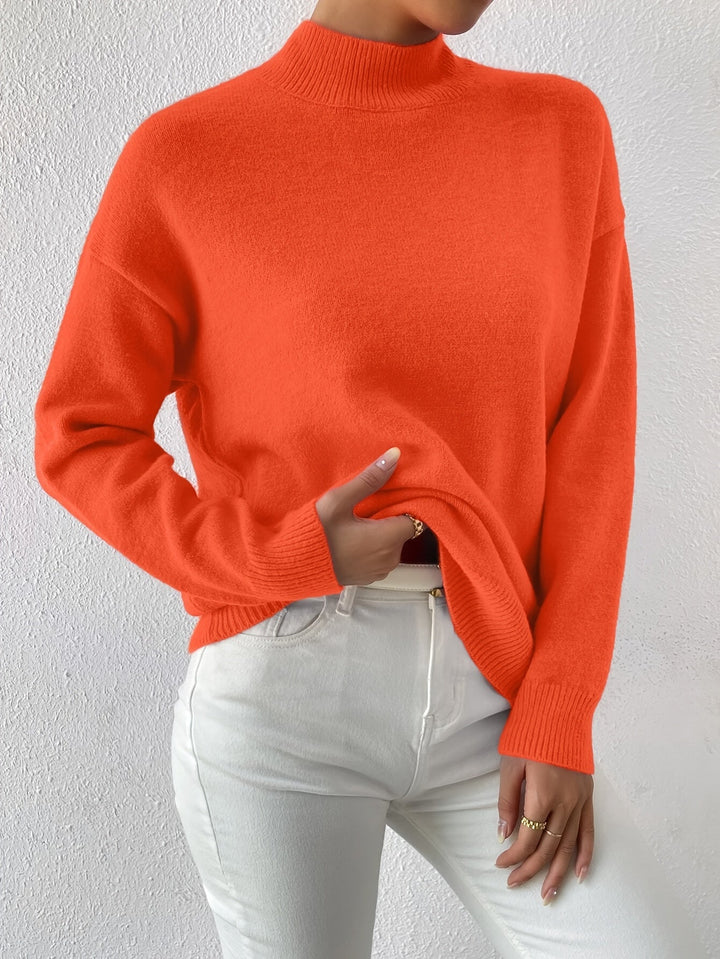 Lorelei | Refined Mock Neck Jumper