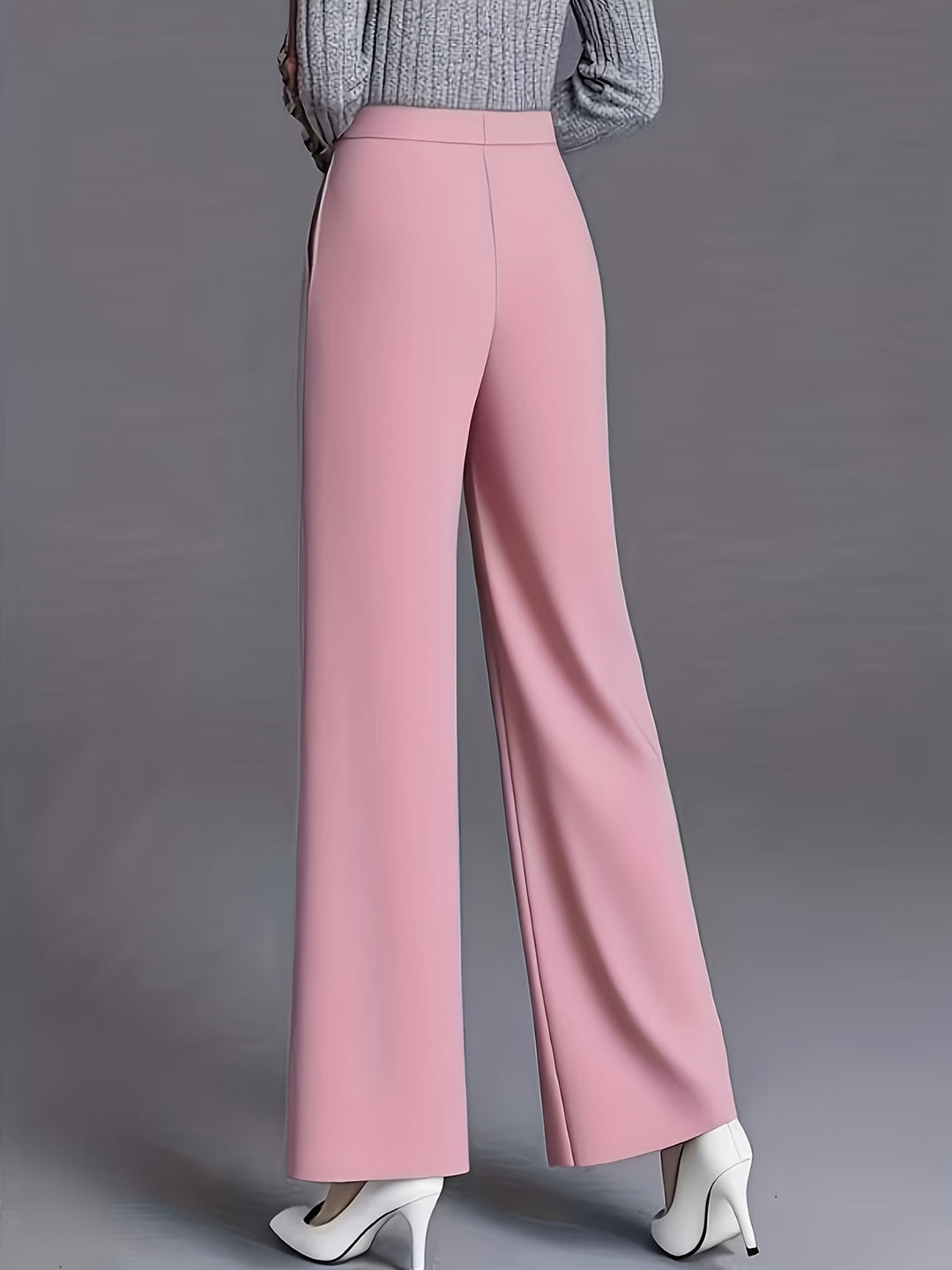 Claudia | High-Waisted Wide-Leg Trousers