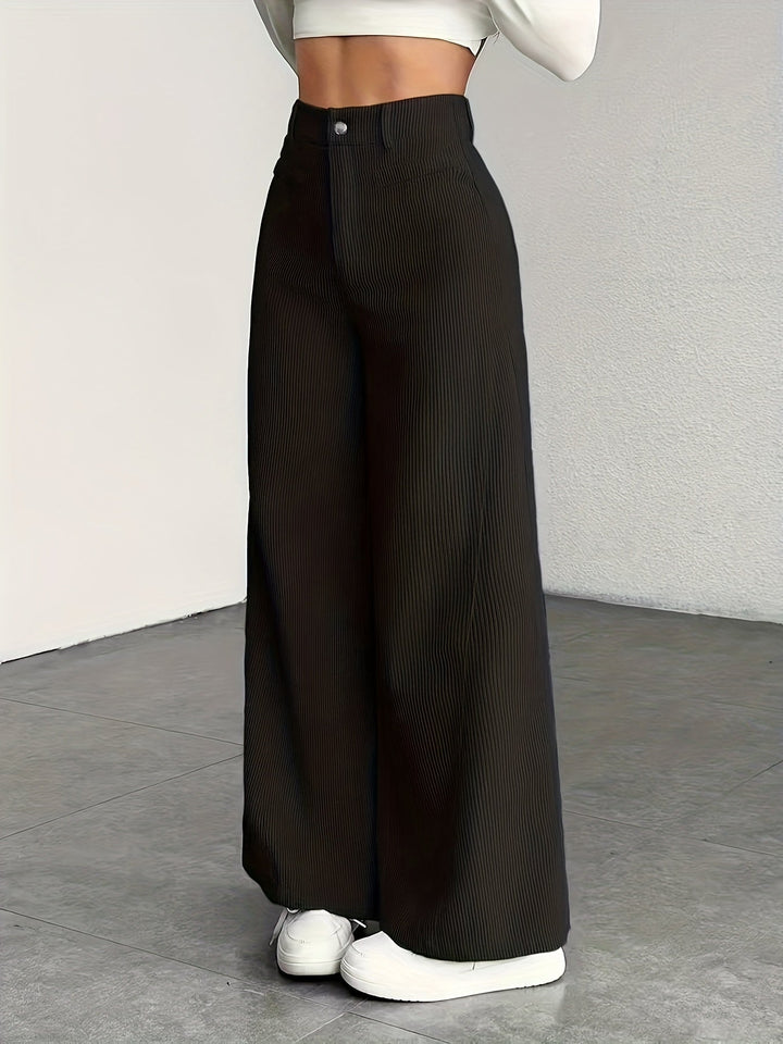 Kimberly | High-Waisted Wide-Leg Trousers