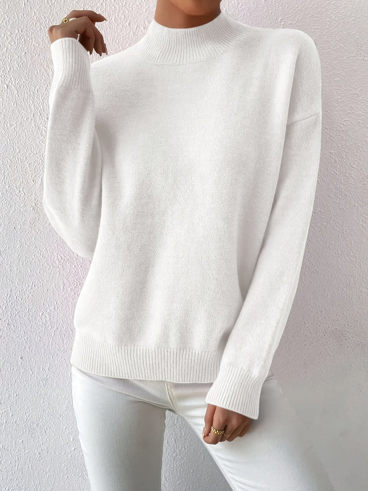 Lorelei | Refined Mock Neck Jumper