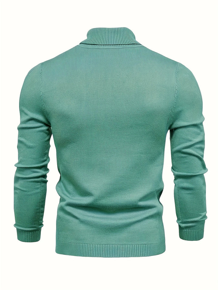 Malcolm | Classic Mock-Neck Jumper