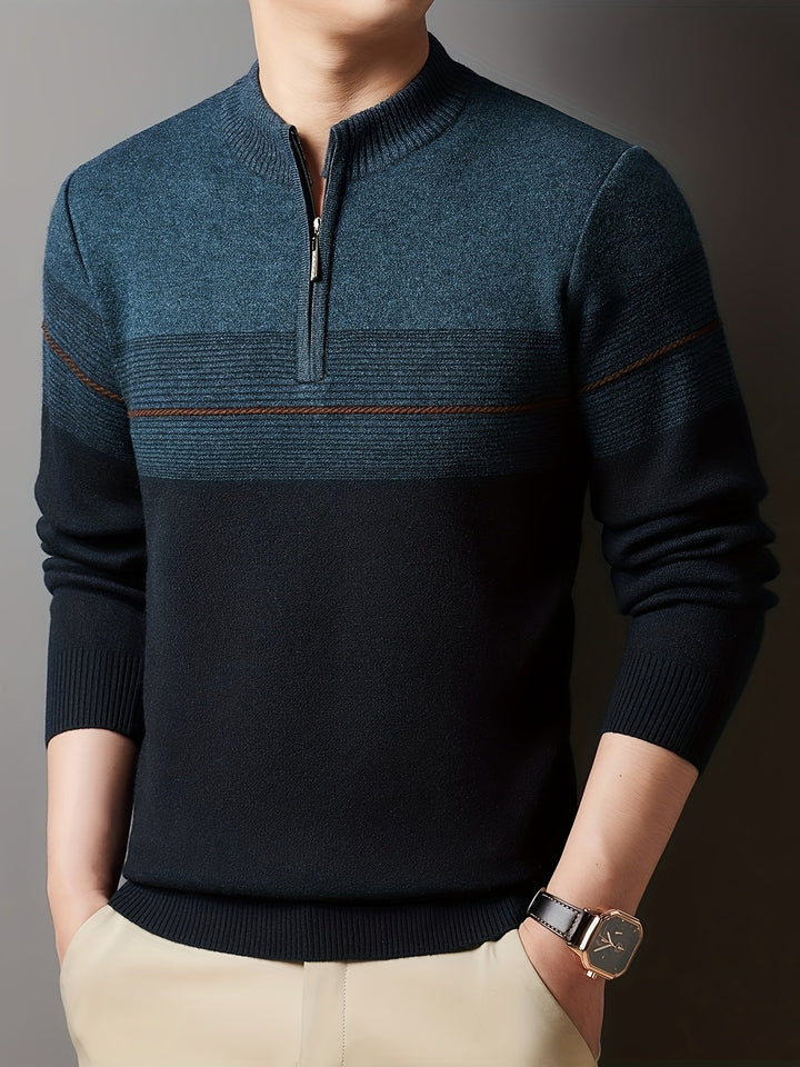 Oscar | Zip-Neck Jumper