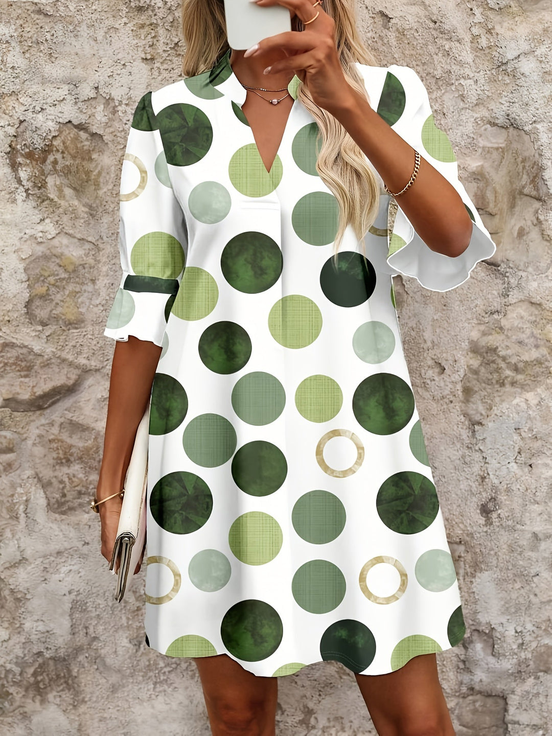 Adele | Playful Polka Dot Mini Dress