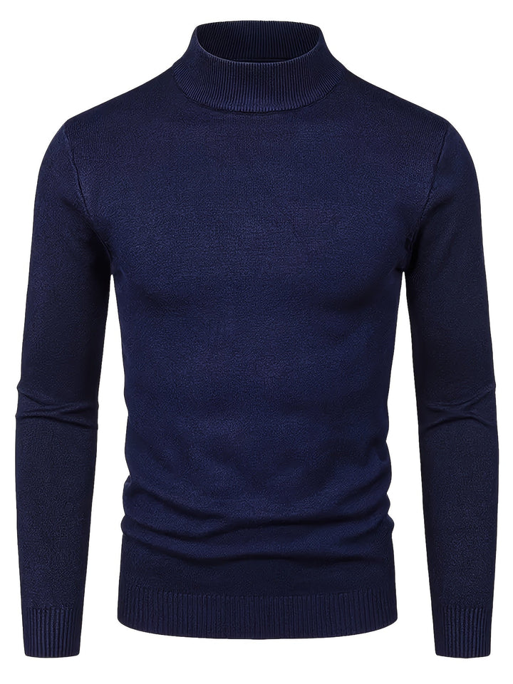 Russell | Refined Mock-Neck Jumper
