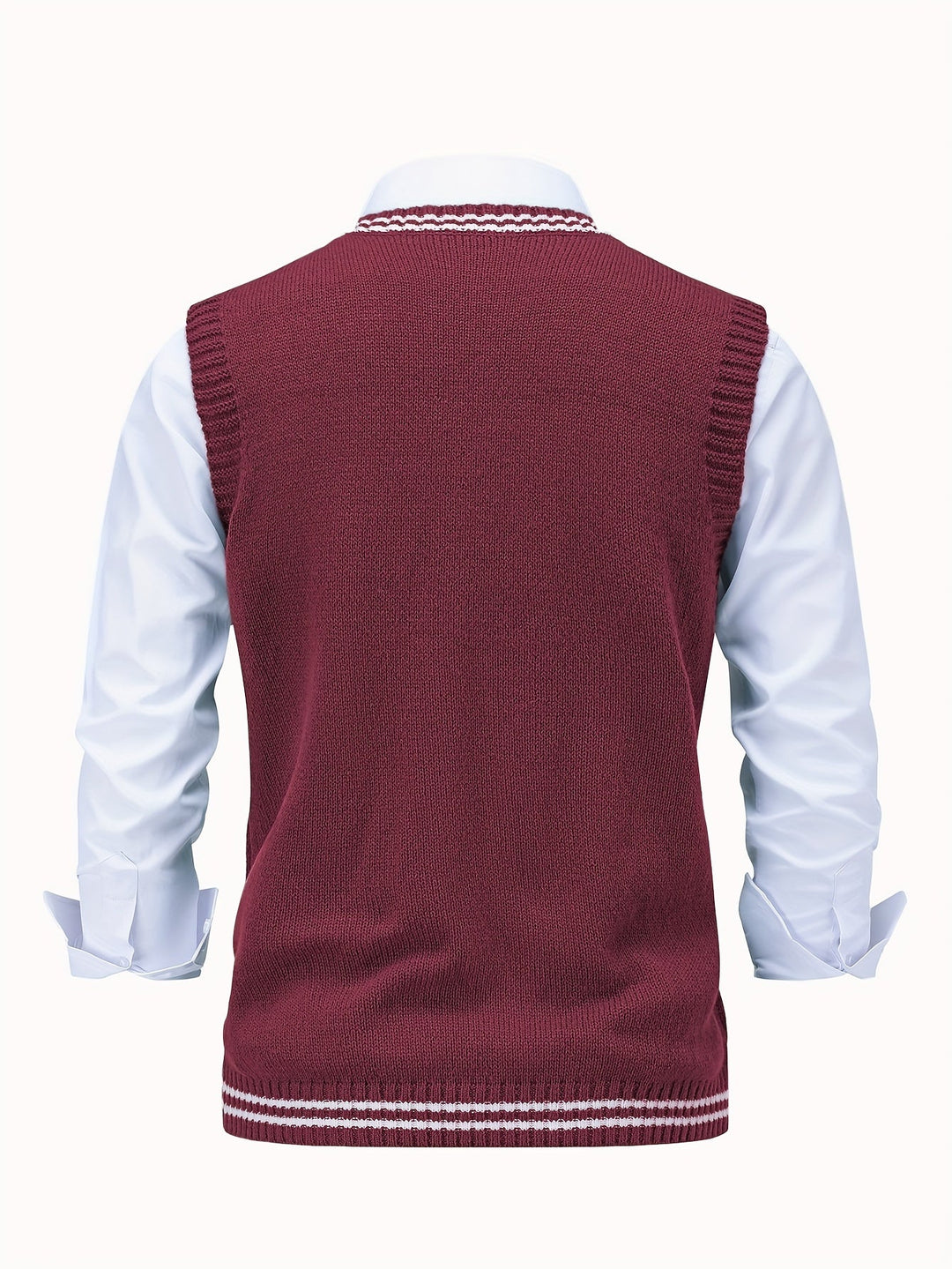 Gideon | Cable-Knit V-Neck Jumper Vest