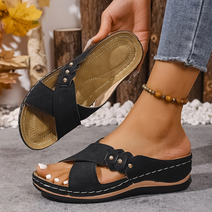 Charlotte | Premium Orthopedic Wedge Sandal