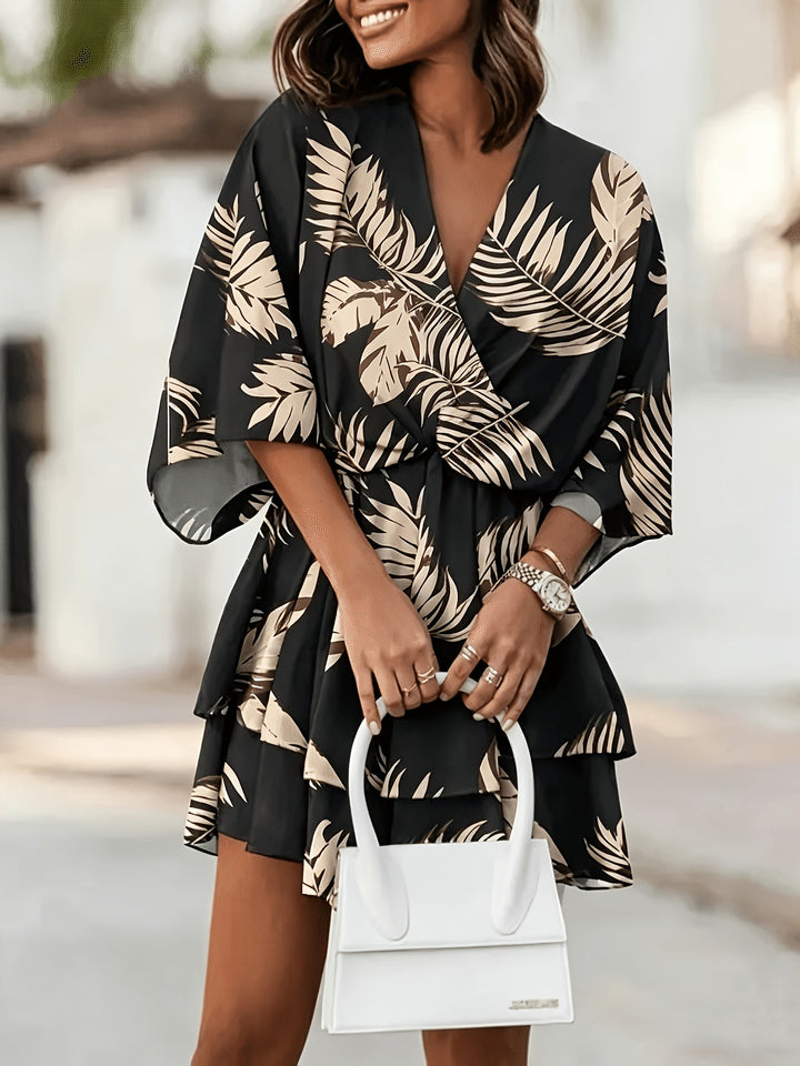 Rosanna | Flowing Batwing Wrap Dress