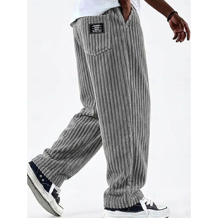 Bradford | Ribbed Straight-Leg Trousers
