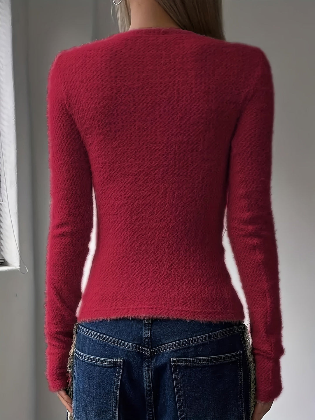 Noreen | Soft Plush Long Sleeve Top