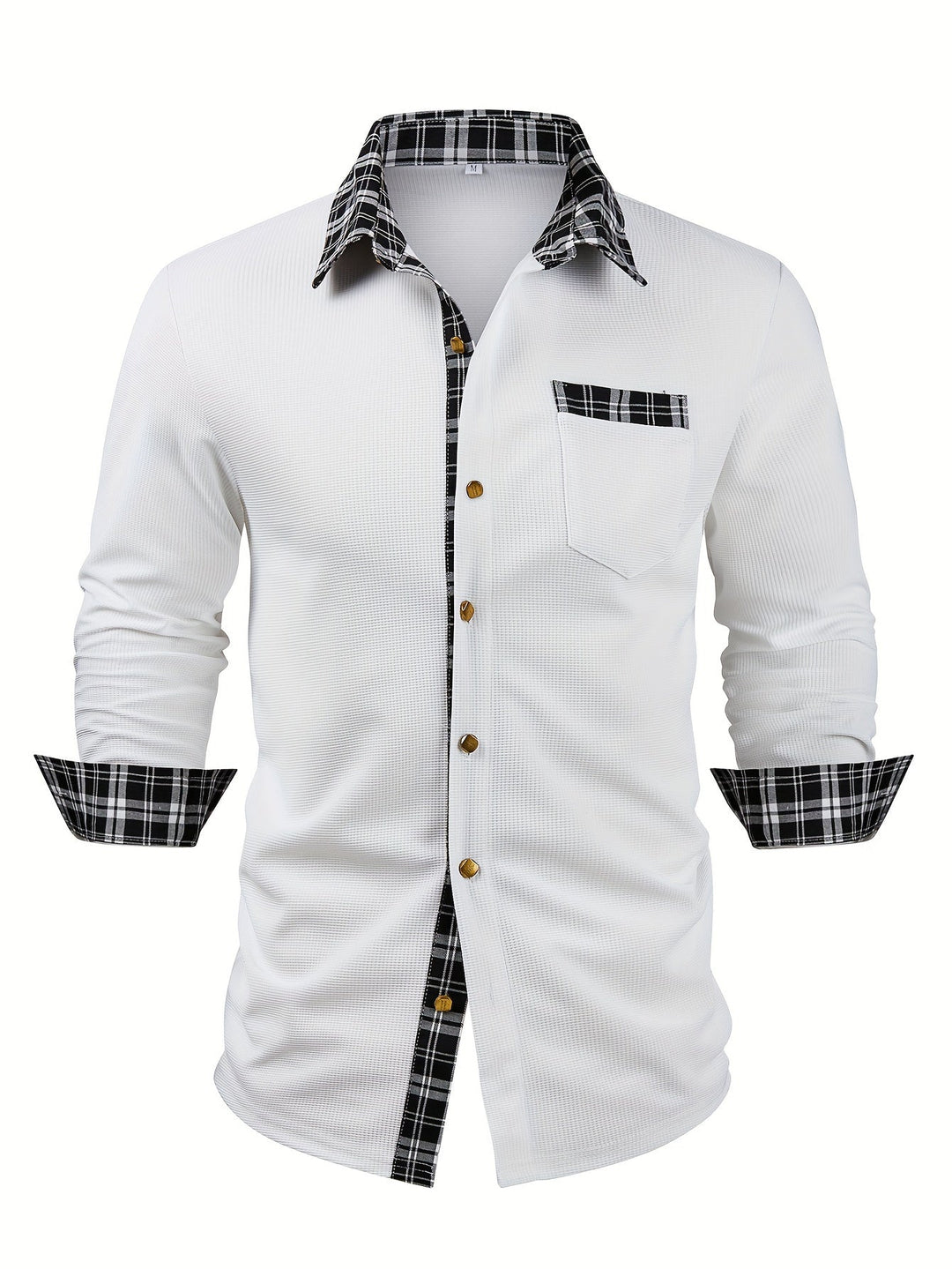 Bradley | Textured Contrast Shirt