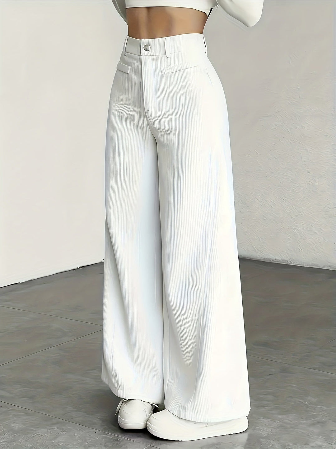Kimberly | High-Waisted Wide-Leg Trousers