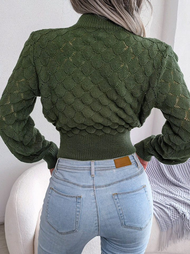 Melanie | Textured Cropped Jumper