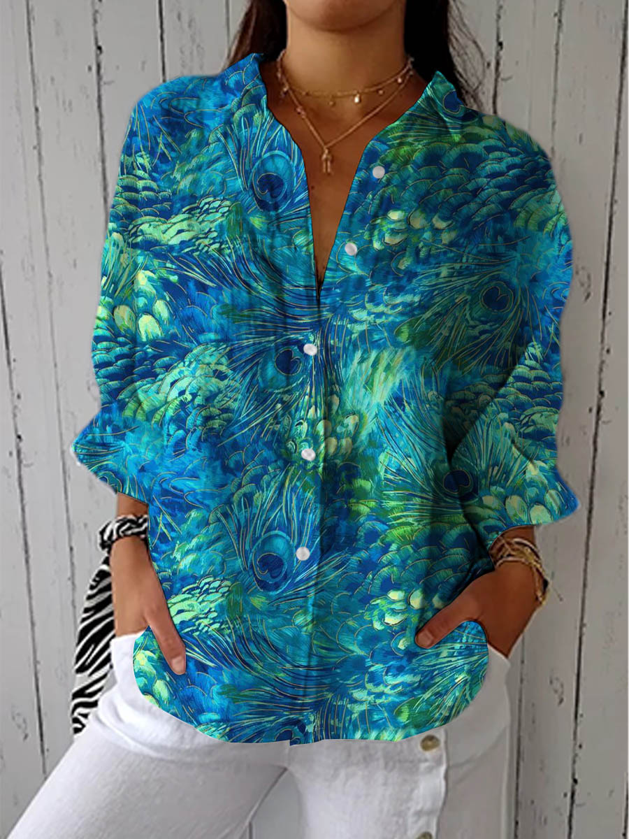 Doris | Stylish Peacock Design Blouse