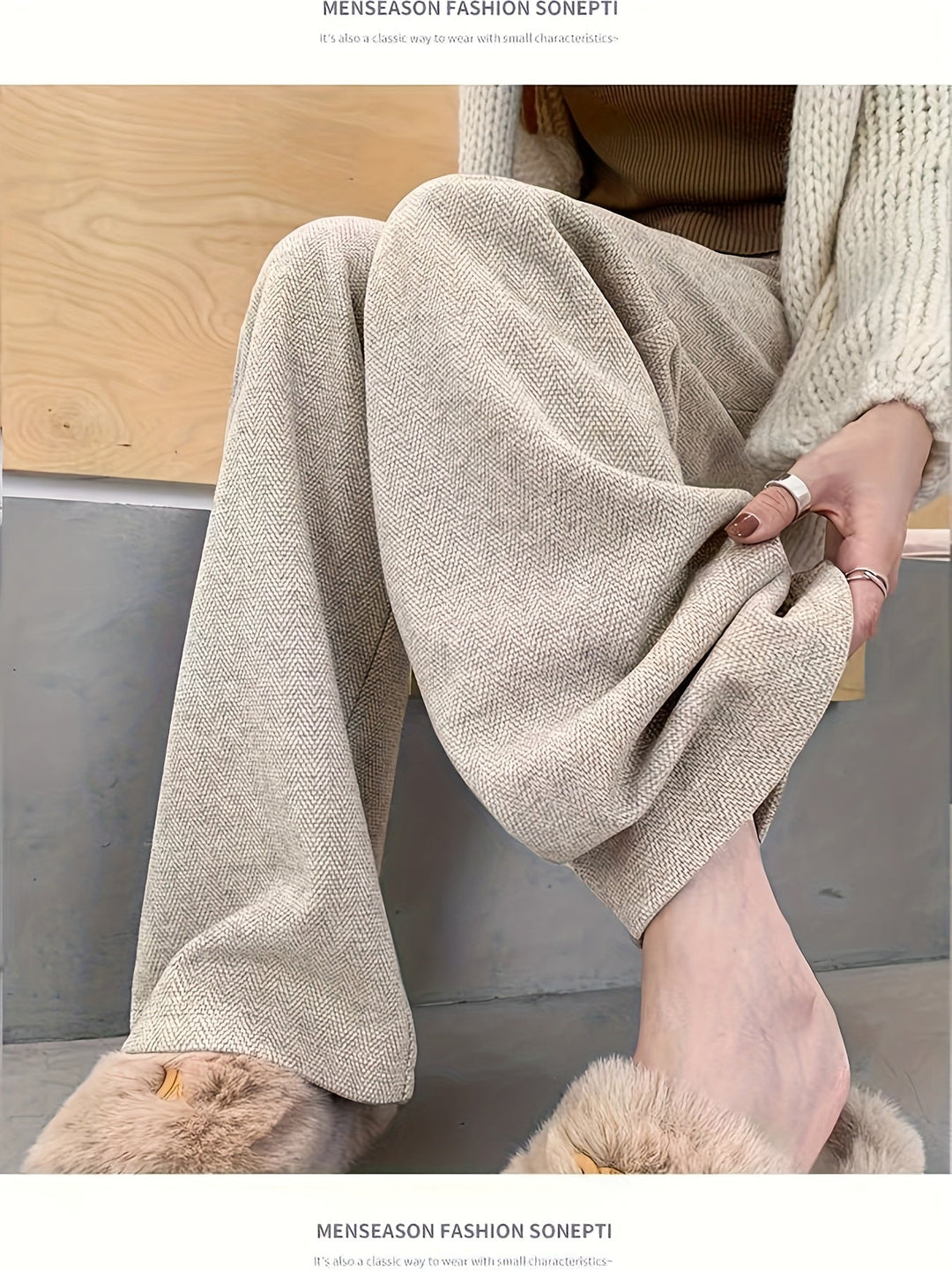 Clementine | High-Waisted Wide-Leg Trousers