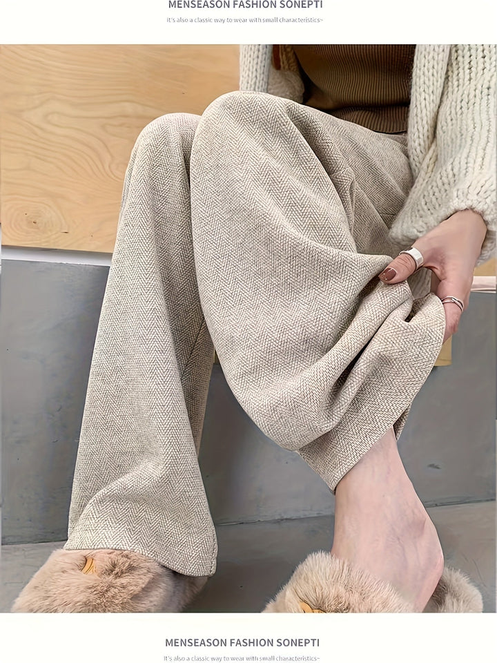 Clementine | High-Waisted Wide-Leg Trousers