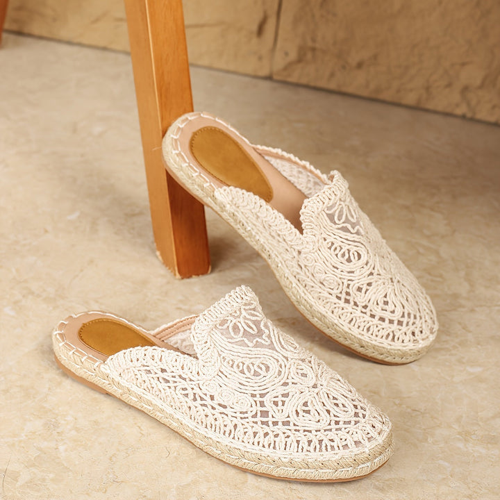 Bonnie | Woven Slip-On Mules