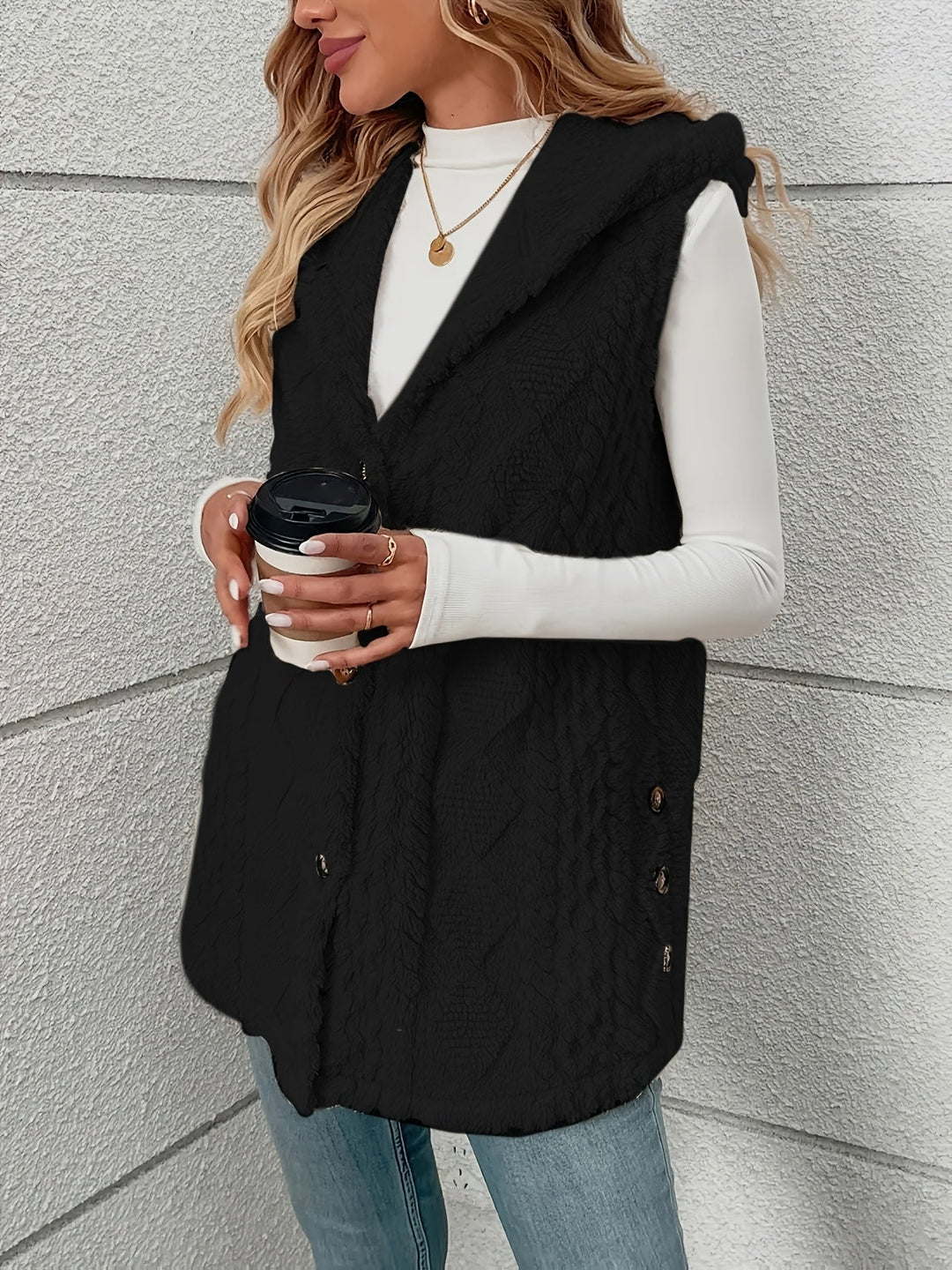 Lorna | Cozy Hooded Sleeveless Vest