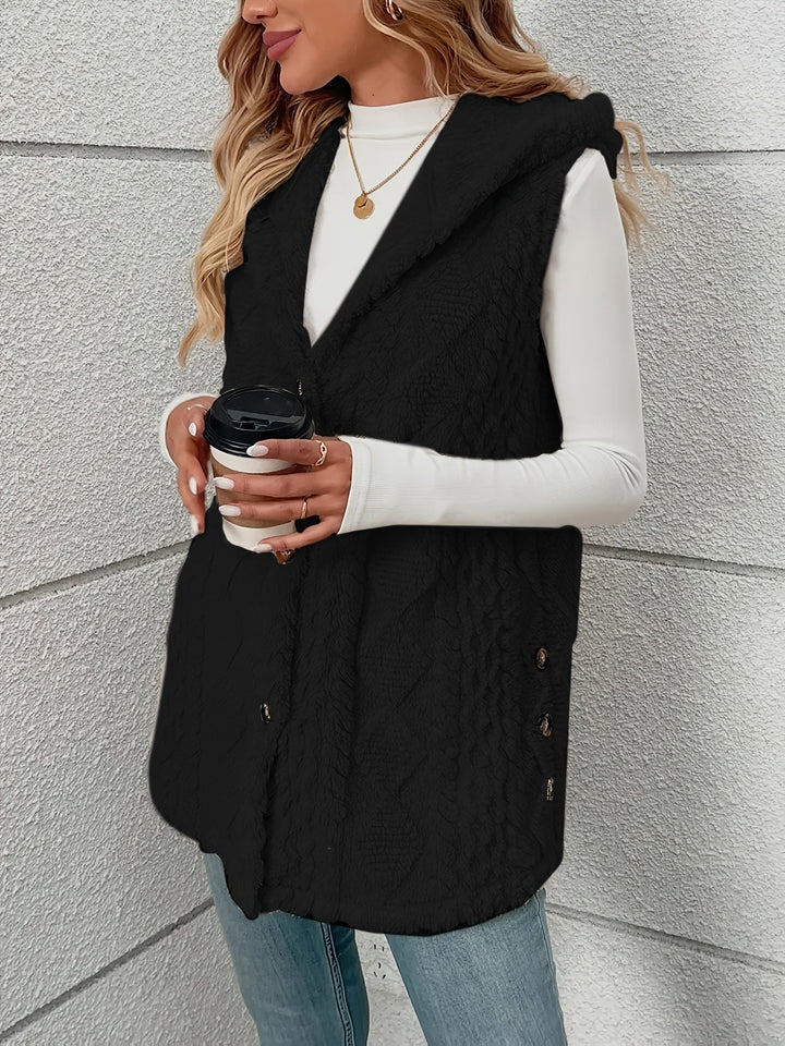 Lorna | Cozy Hooded Sleeveless Vest