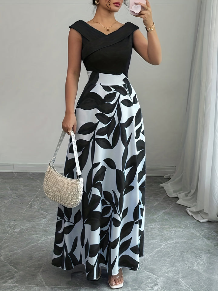 Lucille | Elegant Floral Maxi Dress