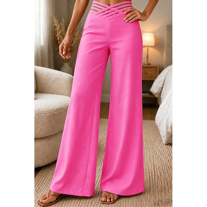 Priscilla | High-Waist Wide-Leg Trousers