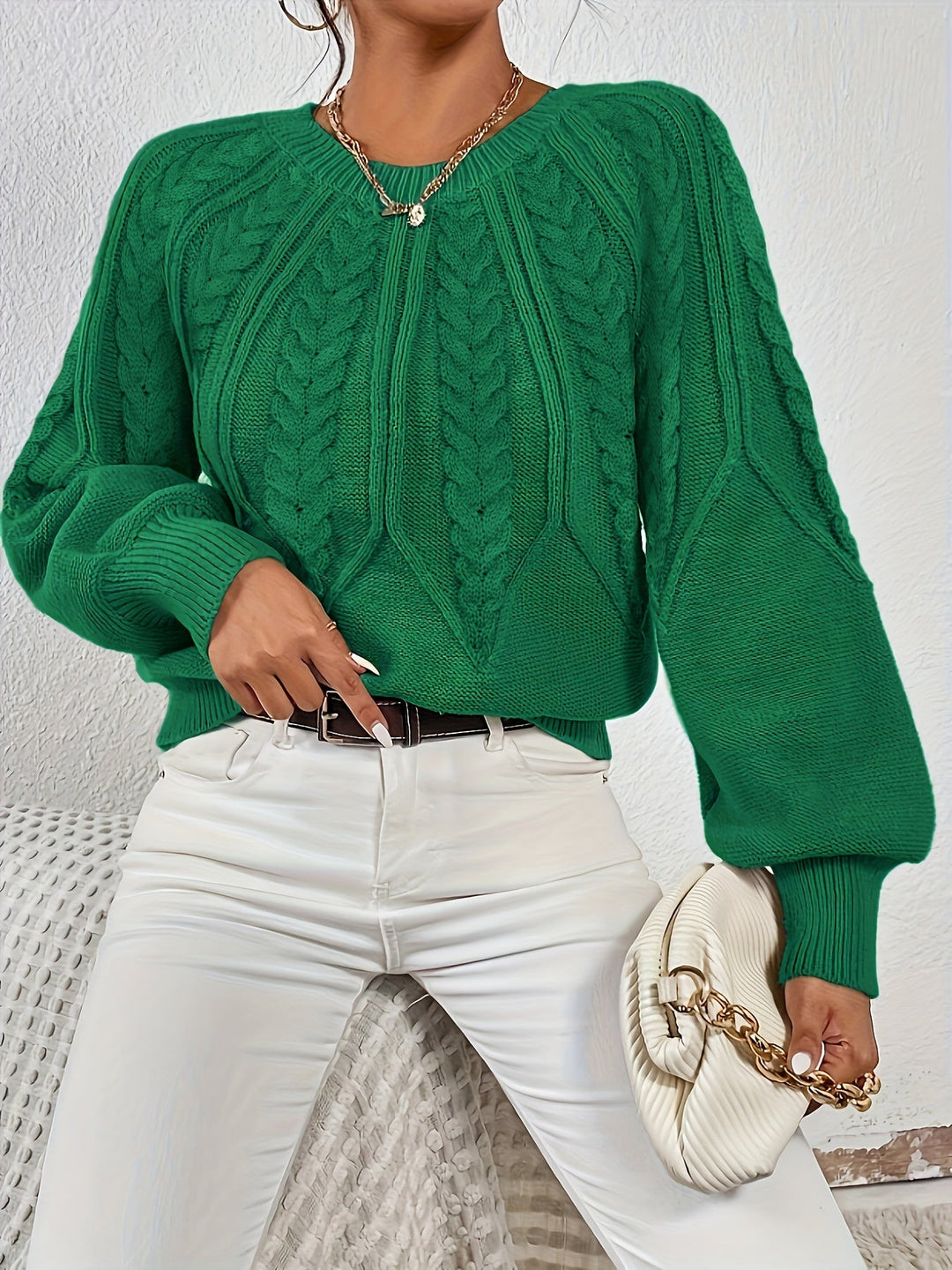 Eleanor | Relaxed Cable-Knit Jumper