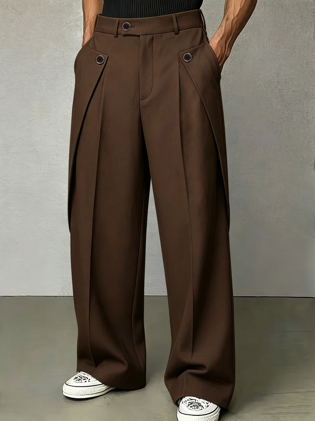 Hudson | Pleated Wide-Leg Trousers