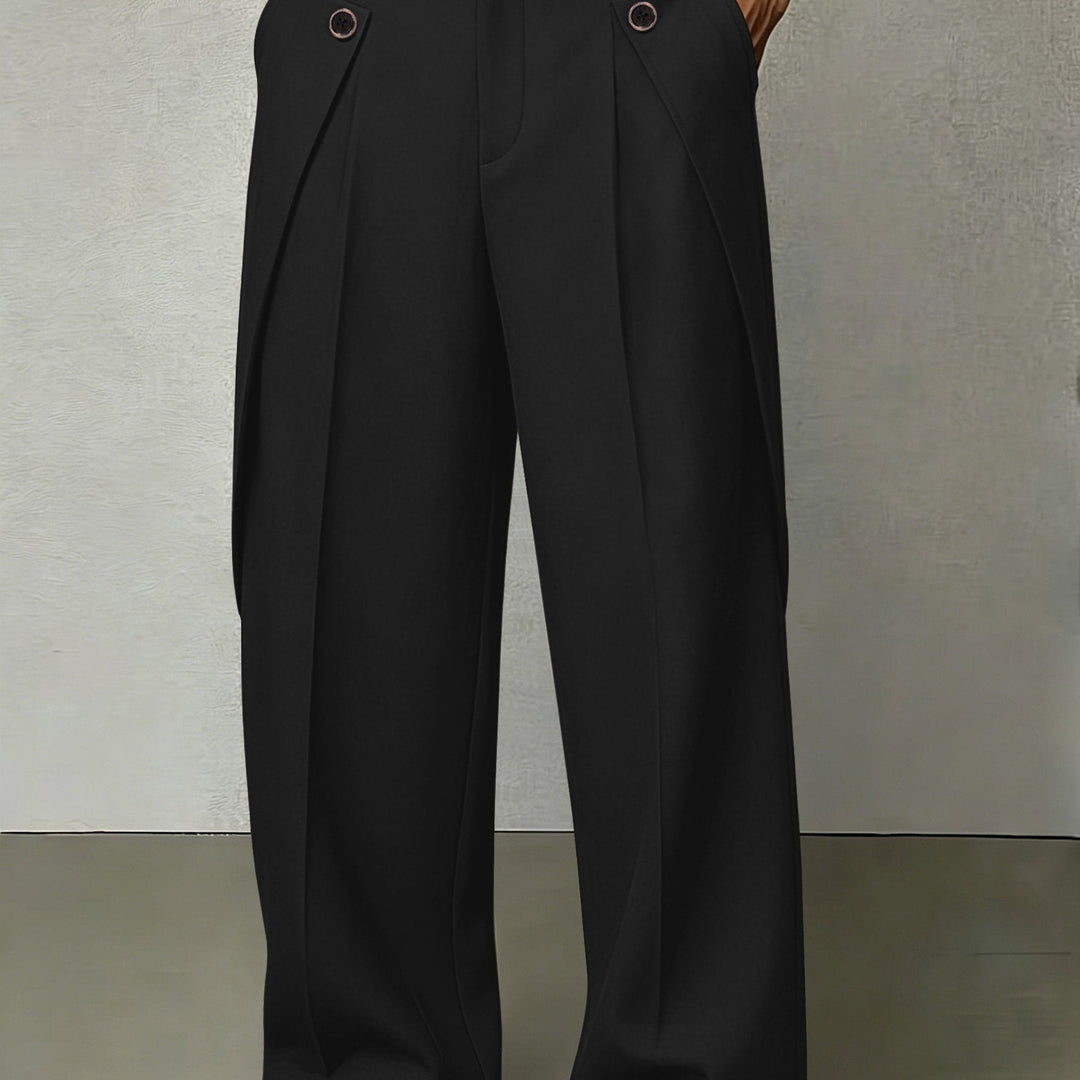 Hudson | Pleated Wide-Leg Trousers