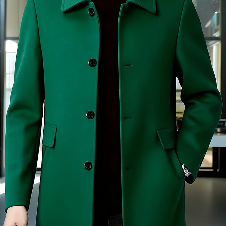 Gerard | Refined Single-Breasted Overcoat