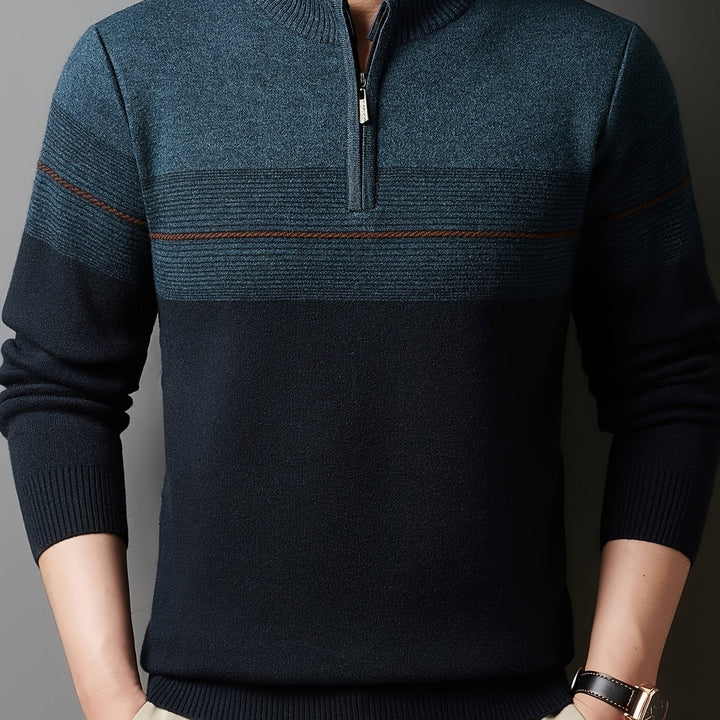 Lucas | Quarter-Zip Knit Jumper