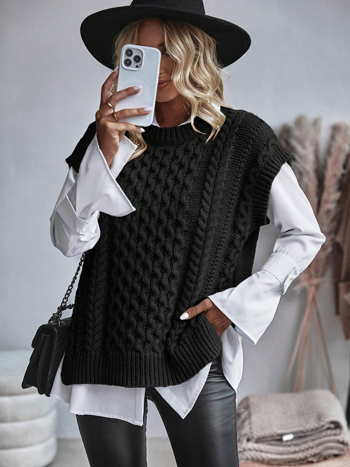 Bridget | Cozy Cable-Knit Jumper Vest