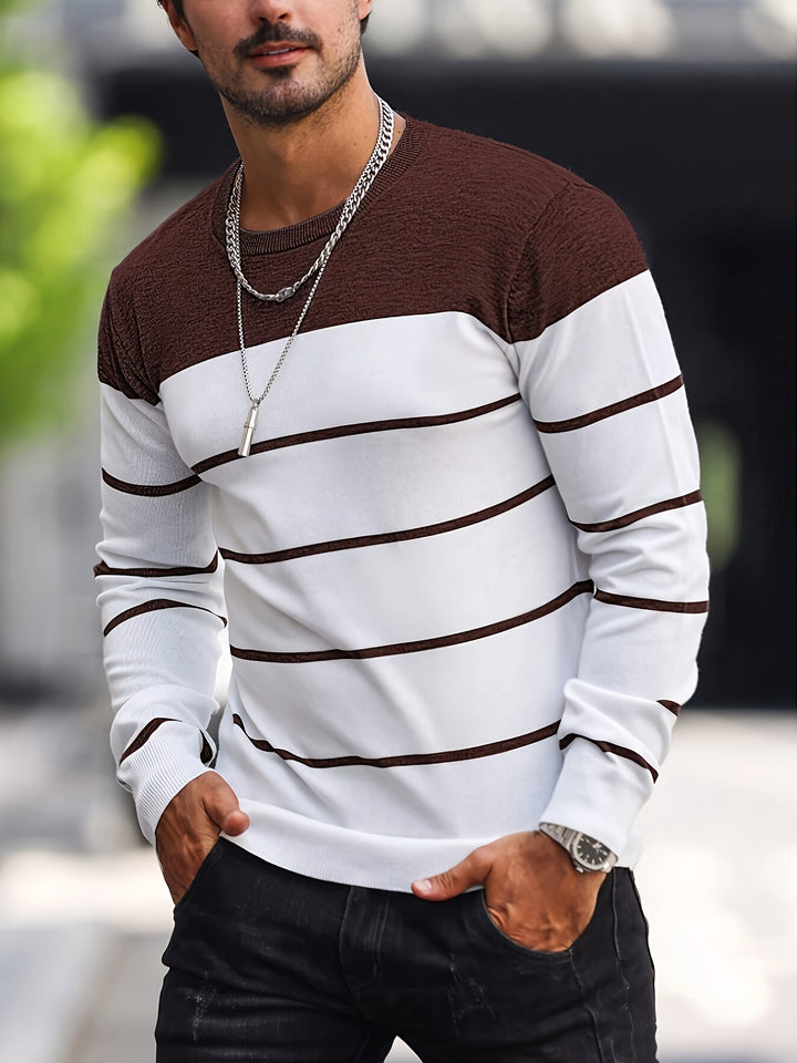 Henry | Striped Crew Neck Jumper