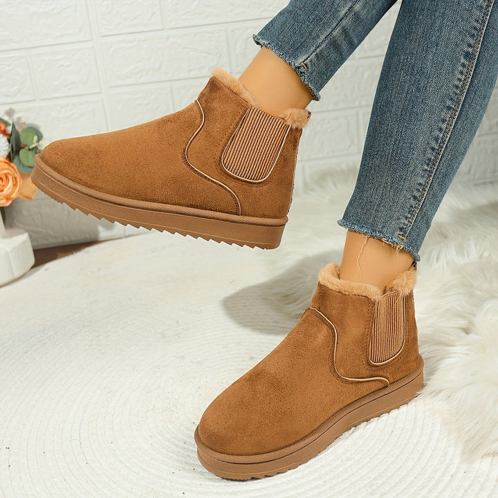 Adrienne | Cozy Platform Ankle Boots