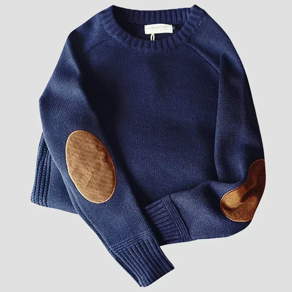 Edmund | Classic Elbow-Patch Jumper