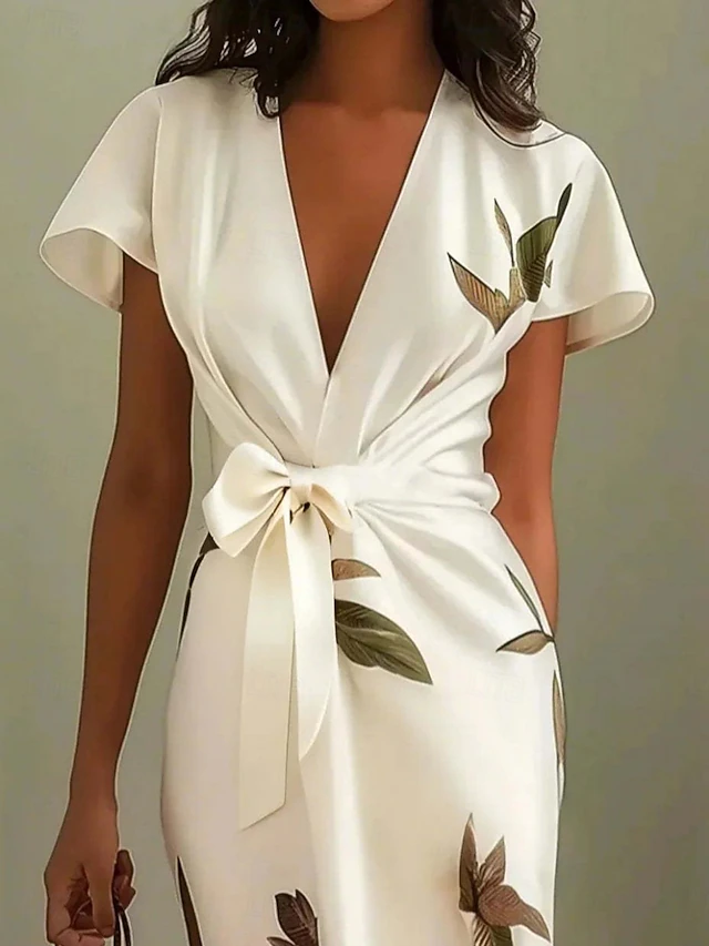 Vera | Wrap-Front Midi Dress