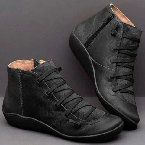 Garrett | Modern Zip-Up Ankle Boots