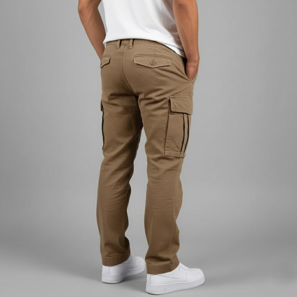 Spencer | Relaxed Fit Cargo Trousers with Side Pockets