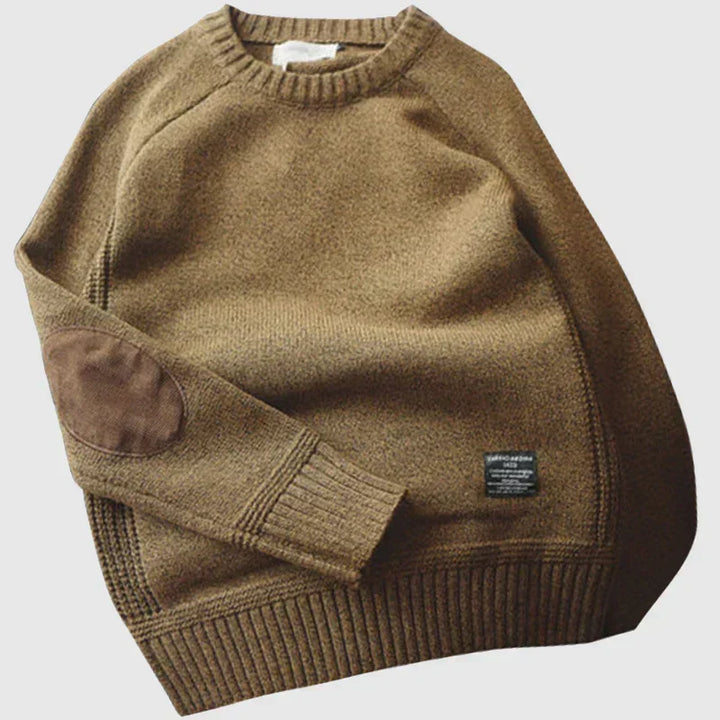 Edmund | Classic Elbow-Patch Jumper