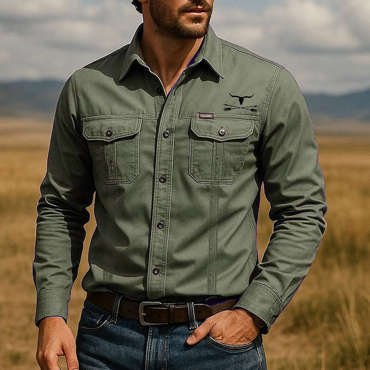 Wade | Rugged Western Work Shirt