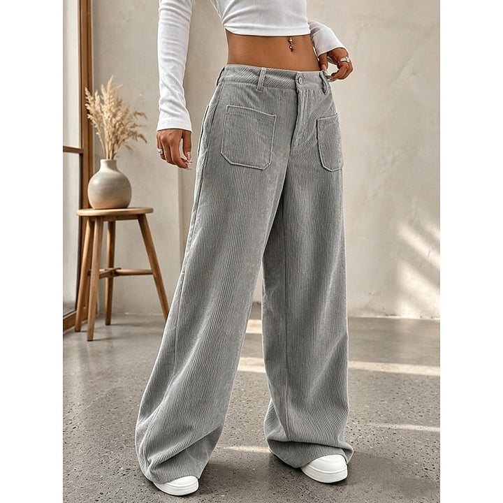 Selene | High-Waist Wide-Leg Trousers