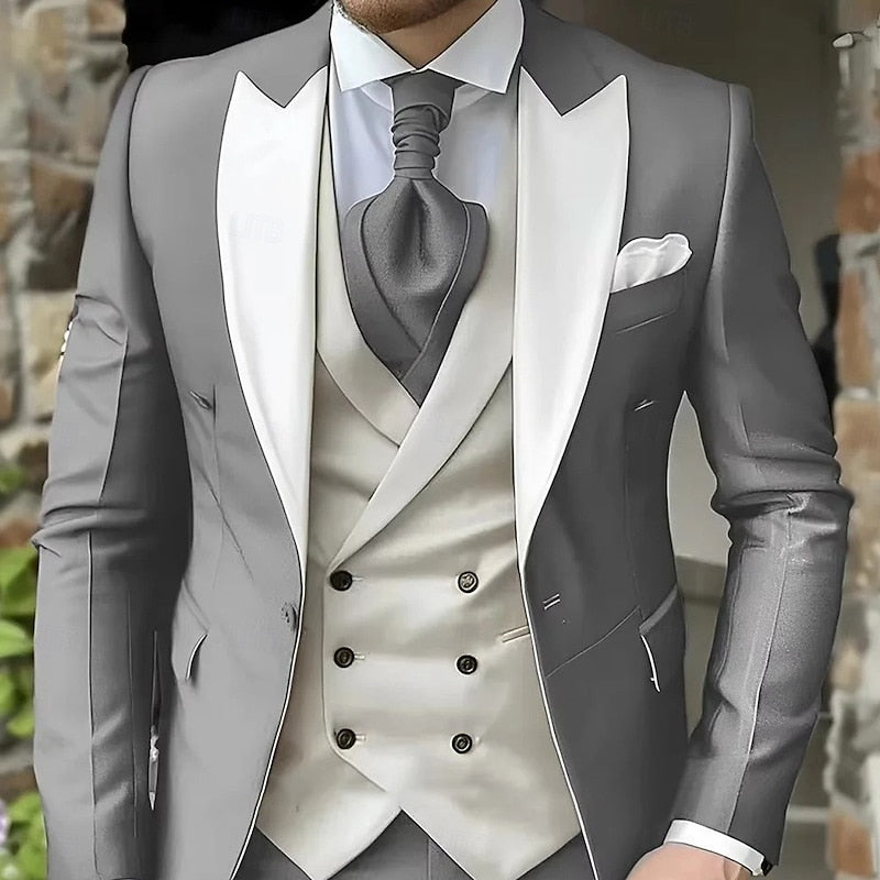 Miles | Tailored Peak-Lapel Three-Piece Set