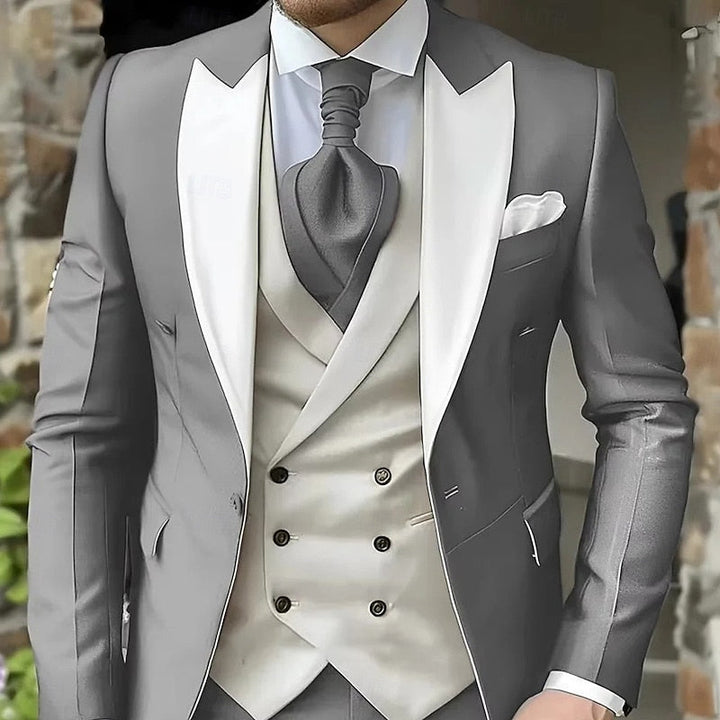 Miles | Tailored Peak-Lapel Three-Piece Set
