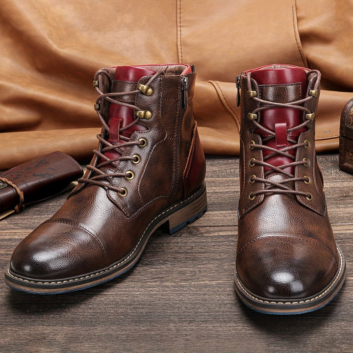 Rupert | Refined Cap-Toe Ankle Boots