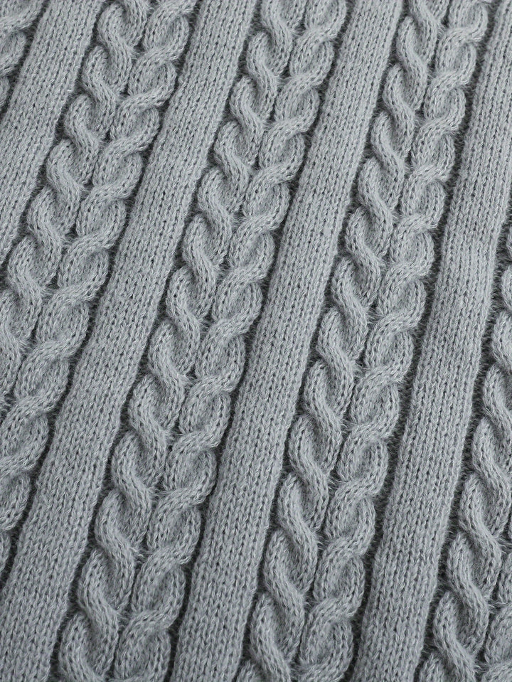 Gideon | Cable-Knit V-Neck Jumper Vest