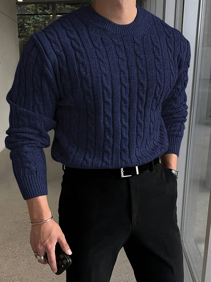 Preston | Twisted Cable Pullover Jumper