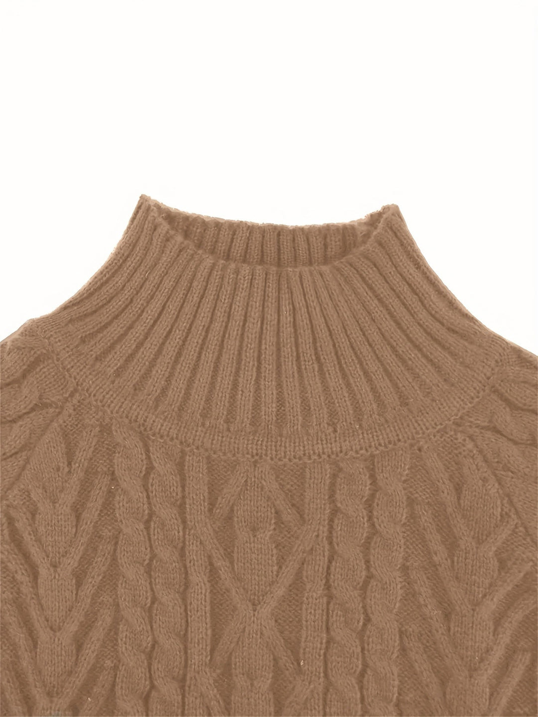 Eloise | Textured Half-Collar Jumper