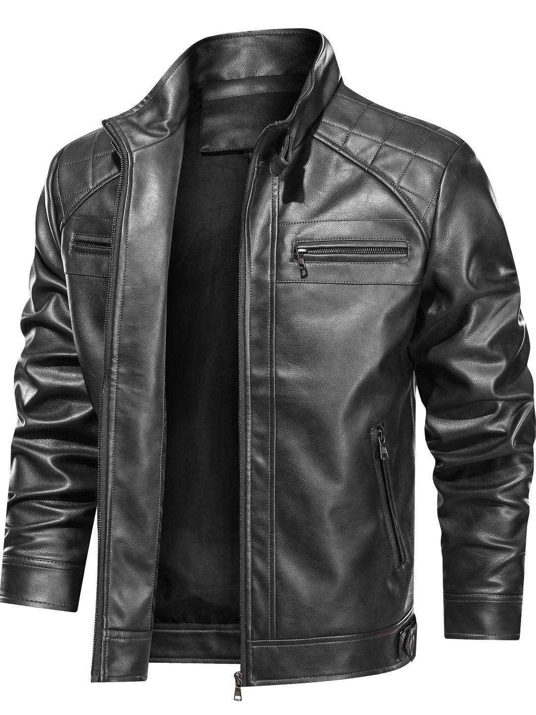 Ronan | Stand-Collar Biker Jacket